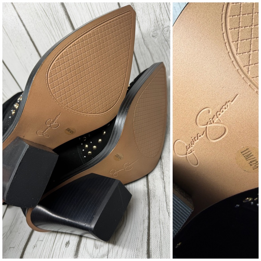 BRAND NEW Jessica Simpson Women's Size 11 Larna Western Studded Cowboy Boots - Picture 6 of 14